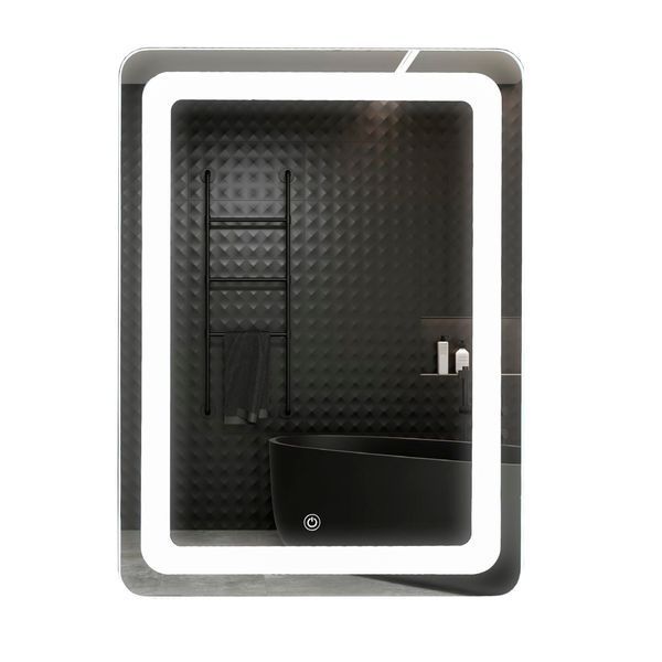Зеркало UNIO MRR-04 SQR-RA-S 600 x 800 mm LED FL с сенсором 000027463 фото