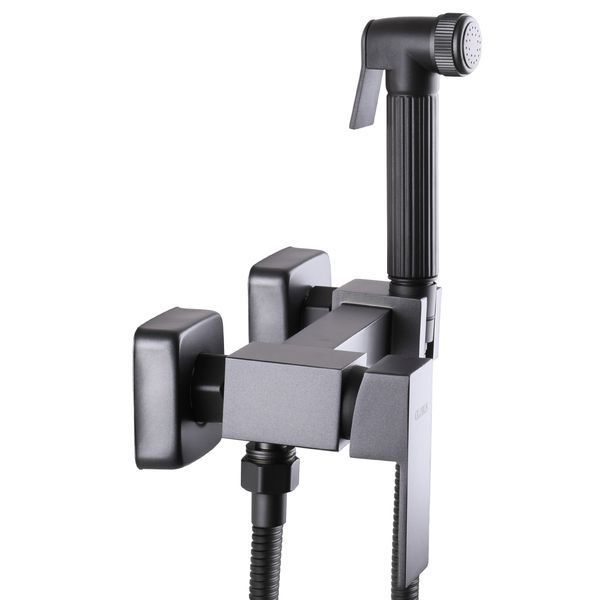 Змішувач гігієнічний Globus Lux Niagara GLN-5-106MIX-Graphite 000022950 фото