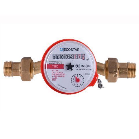 Счетчик горячей воды ECOSTAR DN15 1/2&Prime; L110 E-C 2,5 000021806 фото