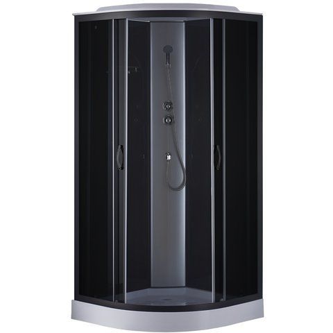 Душевой бокс полукруглый WISLOK L90GBB (L90BB) BRAVO (3уп.) 000026943 фото