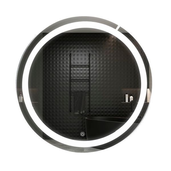 Дзеркало UNIO MRR-09 RND-S 700 x 700 mm LED FL з сенсором 000027464 фото