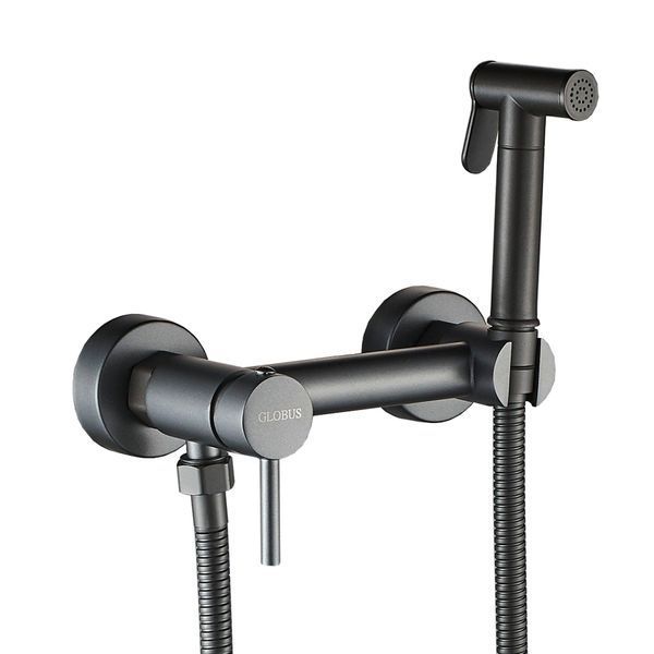 Смеситель гигиенический Globus Lux GLN-6-Graphit-106MIX 000022951 фото