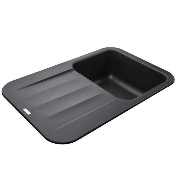 Гранітна мийка Globus Lux OBER чорний 780х500мм-А0002 000003455 фото