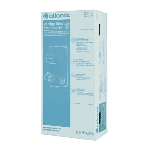 Водонагрівач побутовий електричний Atlantic Vertigo Steatite Essential 80 MP-065 2F 220E-S (1500W) (Грузія) 8413070 000037831 фото
