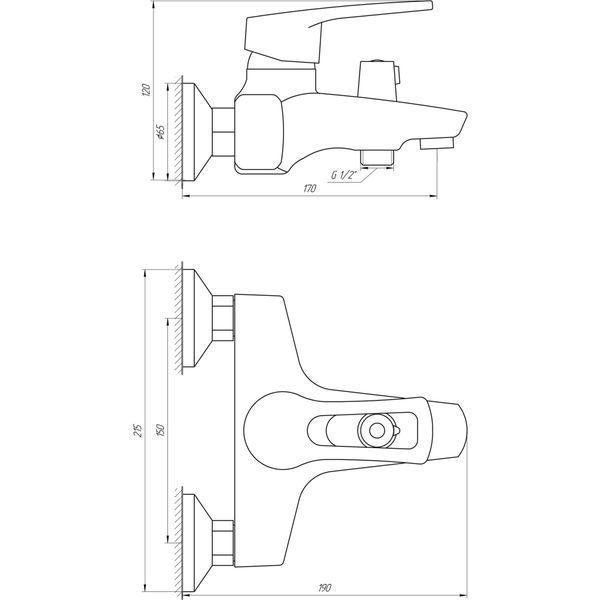 Смеситель для ванны DOMINO SIRIUS DSV-102NE 000017577 фото