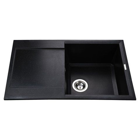 Гранитная мойка Globus Lux KOMO черный 790х500мм-А0002 000021041 фото