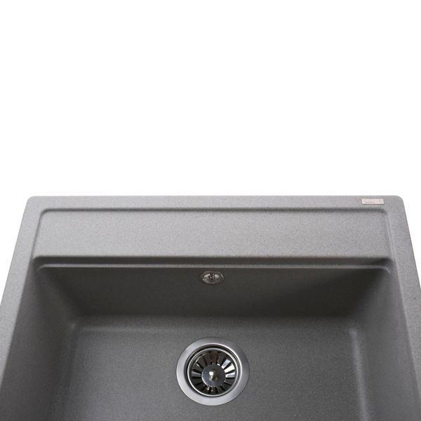 Гранитная мойка Globus Lux VOLTA серый камень 570х510мм-А0005 000022397 фото