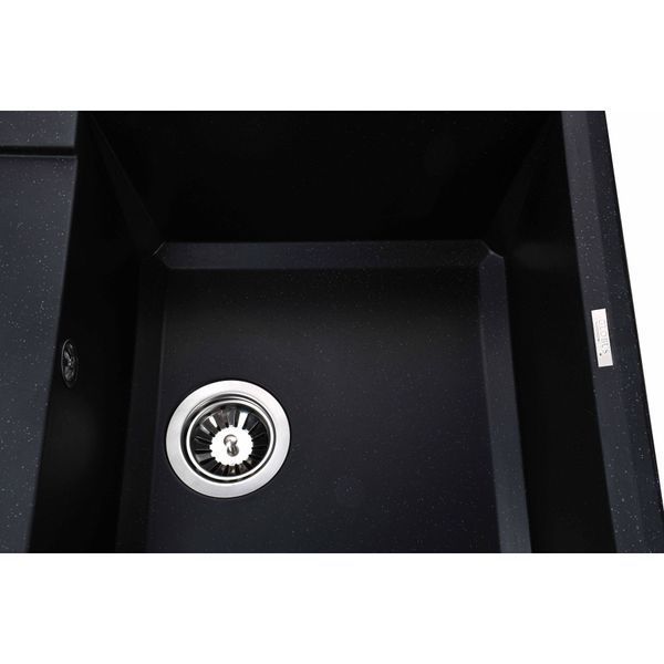 Гранитная мойка Globus Lux KOMO черный 790х500мм-А0002 000021041 фото