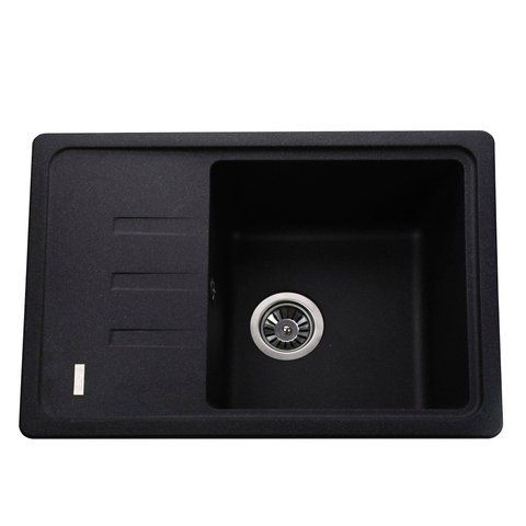 Гранитная мойка Globus Lux MONO графит 620х435мм-А0001 000022399 фото
