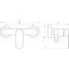Смеситель для душа TOPAZ BARTS TB 07705-H36 000014254 фото 5