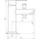 Смеситель для умывальника Globus Lux WIEN SBT2-106M 000021995 фото 3