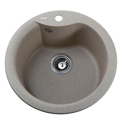 Гранитная мойка Globus Lux ORTA миндаль 485мм-А0008 000021052 фото
