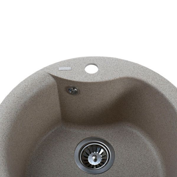Гранитная мойка Globus Lux ORTA миндаль 485мм-А0008 000021052 фото