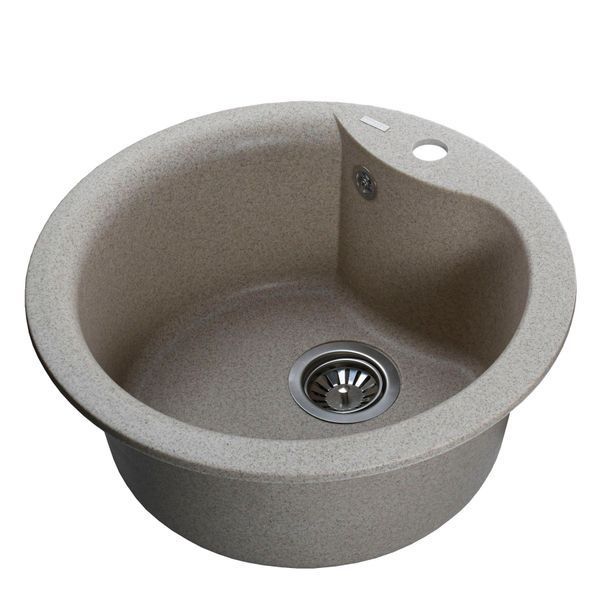 Гранитная мойка Globus Lux ORTA миндаль 485мм-А0008 000021052 фото