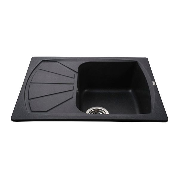 Гранитная мойка Globus Lux TANA графит 650х500мм-А0001 000022403 фото