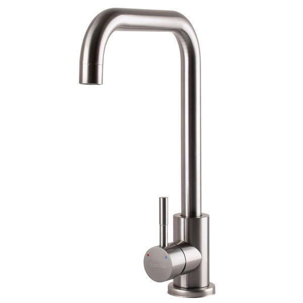 Смеситель для кухни EcoMIX ALPEN AISI-203L-WH 000024958 фото