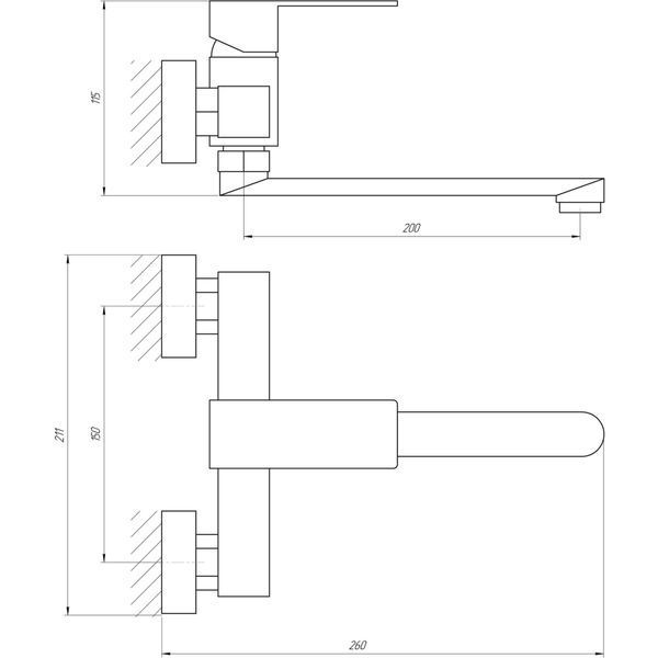 Смеситель для кухни Globus Lux SICILIA SBQ-104 000016089 фото