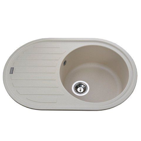 Гранитная мойка Globus Lux OHARA слоновая кость 770х500мм-А0005 000021079 фото