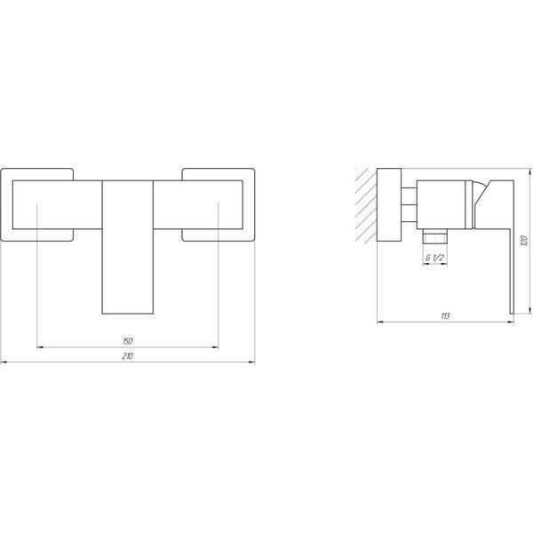Смеситель для душа Globus Lux SICILIA SBQ-105 000016090 фото