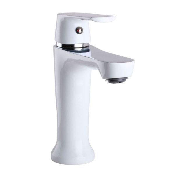 Смеситель для умывальника Globus Lux Laguna GLA-0401-7-WHITE 000022561 фото