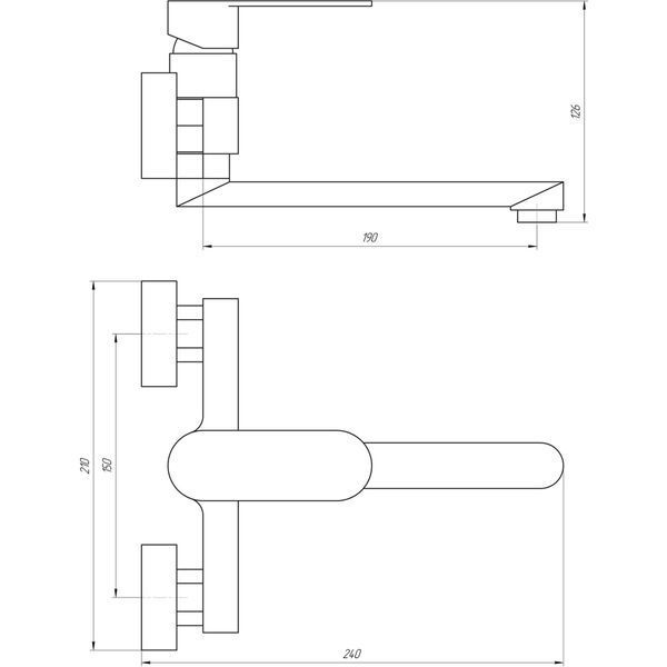 Змішувач для кухні TOPAZ BARTS TB 07218-H36 000012232 фото
