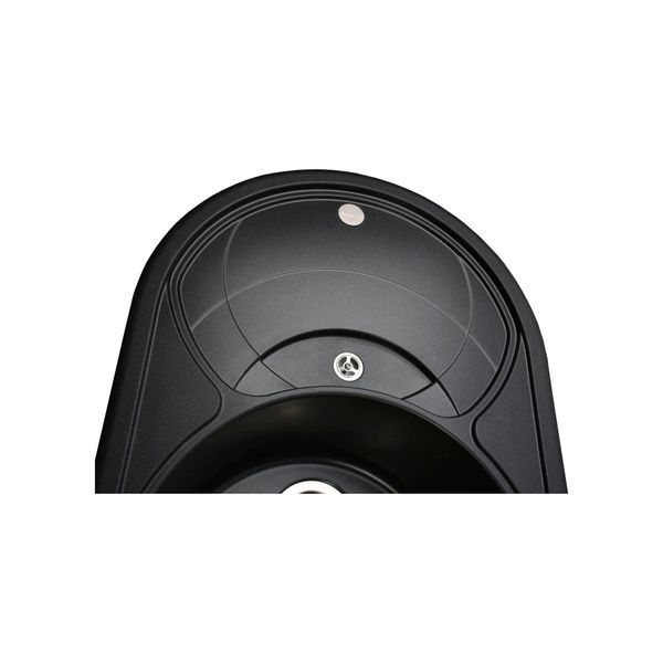 Гранітна мийка Globus Lux LUISE чорний металік 780х500мм-А0001 000009141 фото