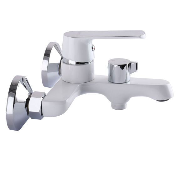 Смеситель для ванны Globus Lux Laguna GLA-0102NE-7-WHITE 000022562 фото