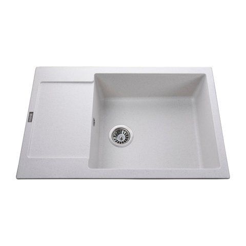Гранитная мойка Globus Lux MALABI жемчужный 780x500мм 000022409 фото