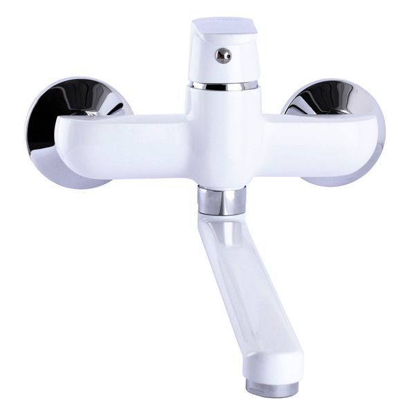 Смеситель для кухни со стены Globus Lux Laguna GLA-0104-7-WHITE 000022563 фото