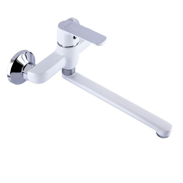 Смеситель для кухни со стены Globus Lux Laguna GLA-0104-7-WHITE 000022563 фото