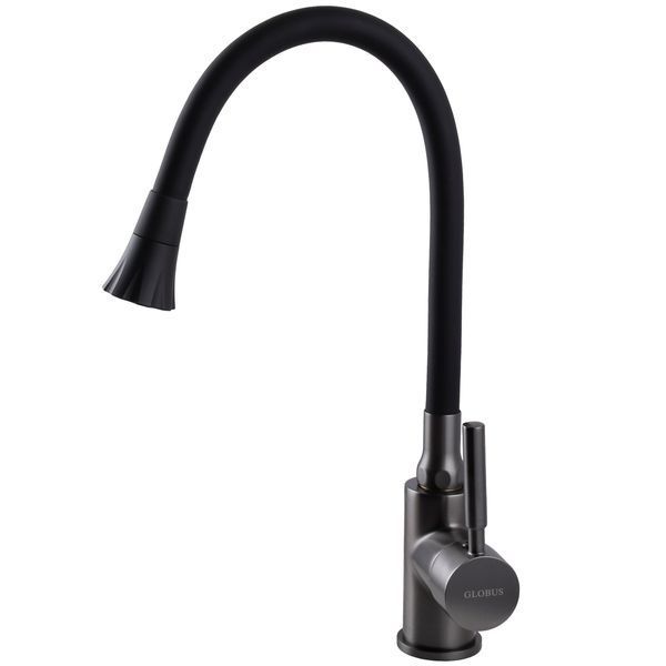 Смеситель для кухни Globus Lux Lazer GLLR-0203SA-GP-B01 000027553 фото