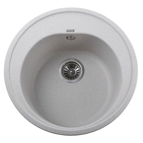 Гранитная мойка Globus Lux MARTIN жемчужный 510мм 000022411 фото