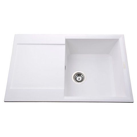 Гранитная мойка Globus Lux KOMO белый 790х500мм-А0007 000008228 фото