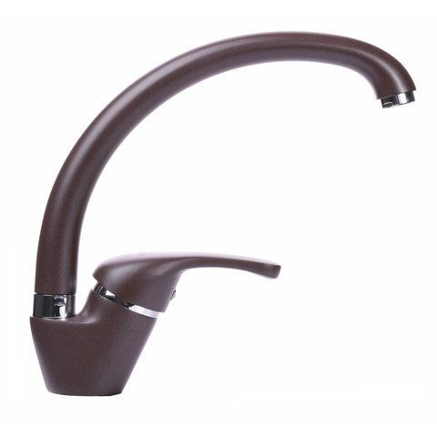 Смеситель для кухни Globus Lux Solly GLSO-0203S-6-MARONE 000019209 фото