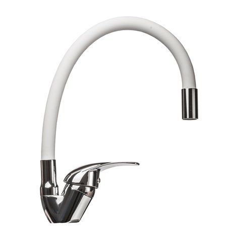 Смеситель для кухни EcoMix ENERGO E-GEZ-203SLR-WHITE 000017025 фото
