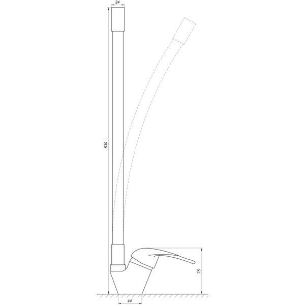 Змішувач для кухні EcoMix ENERGO E-GEZ-203SLR-WHITE 000017025 фото