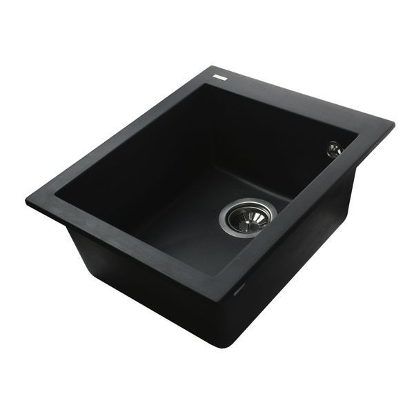 Гранитная мойка Globus Lux LAMA черный 410х500мм-А0002 000006105 фото