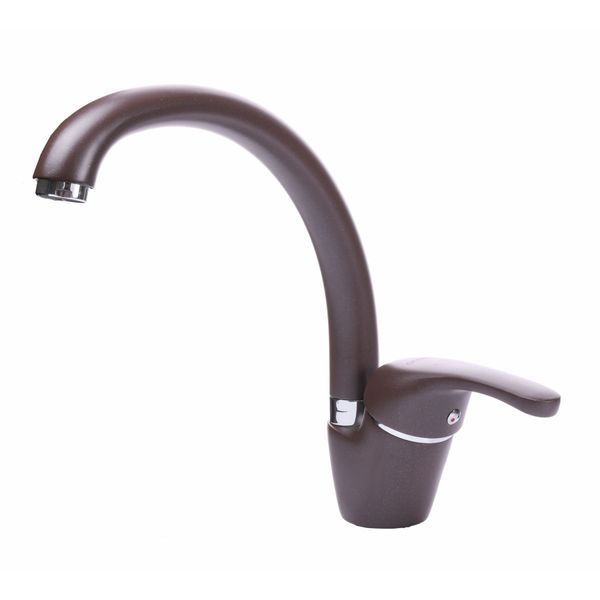 Смеситель для кухни Globus Lux Solly GLSO-0203S-6-MARONE 000019209 фото