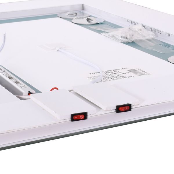 Зеркало UNIO MRR-01 SQR-AA-H 600 x 800 mm LED FL с подогревом 000027268 фото