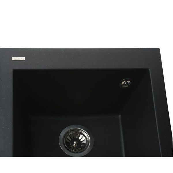 Гранитная мойка Globus Lux LAMA черный 410х500мм-А0002 000006105 фото