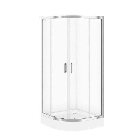 Душевая кабина полукруглая ARTECO 90x90x190 прозрачное стекло 000019954 фото
