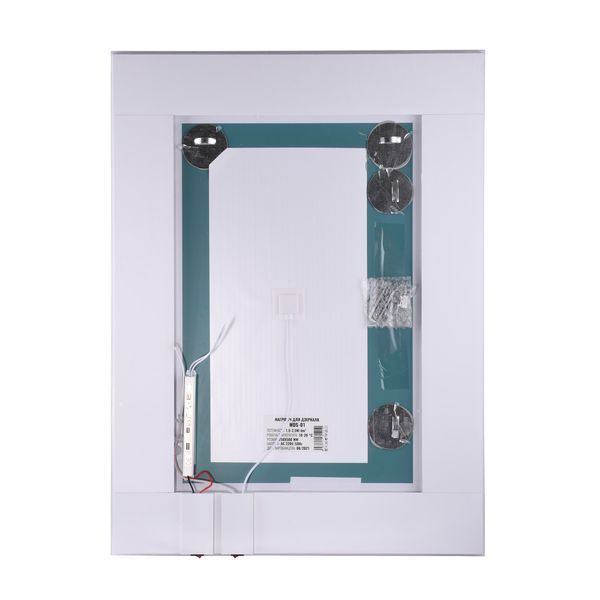 Дзеркало UNIO MRR-01 SQR-AA-H 700 x 800 mm LED FL з підігрівом 000027269 фото