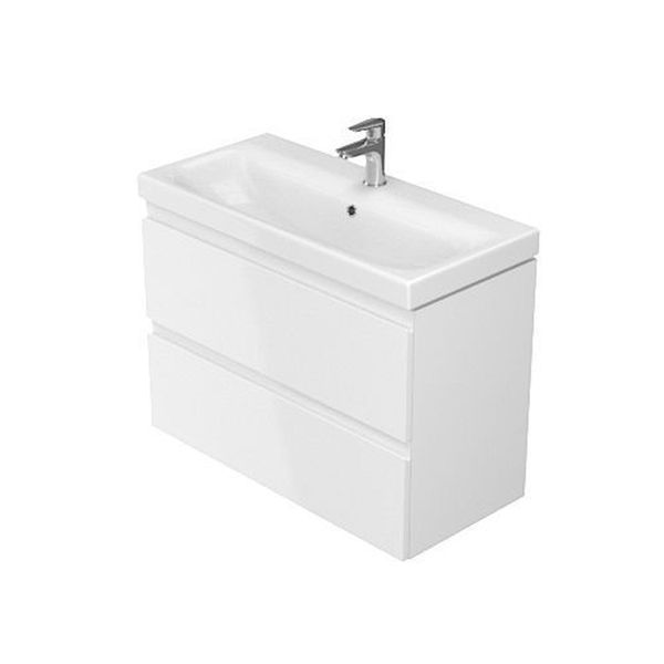CET B06 MODUO SLIM шкафчик с умывальником MODUO SLIM 80 белый 000020315 фото