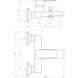 Смеситель для ванны Globus Lux Milano GLM-0102-10-BB 000028448 фото 7