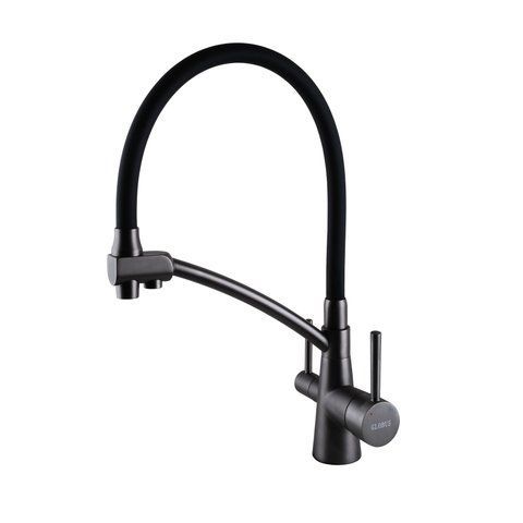 Смеситель для кухни под осмос Globus Lux LAZER GLLR-0700-11-GRAPHITE 000022990 фото