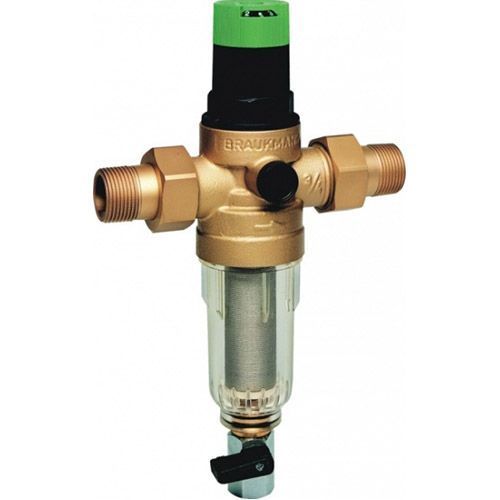 Механический фильтр для холодной воды редуктор давления Honeywell Resideo Braukmann FK06-1AA 12187 фото
