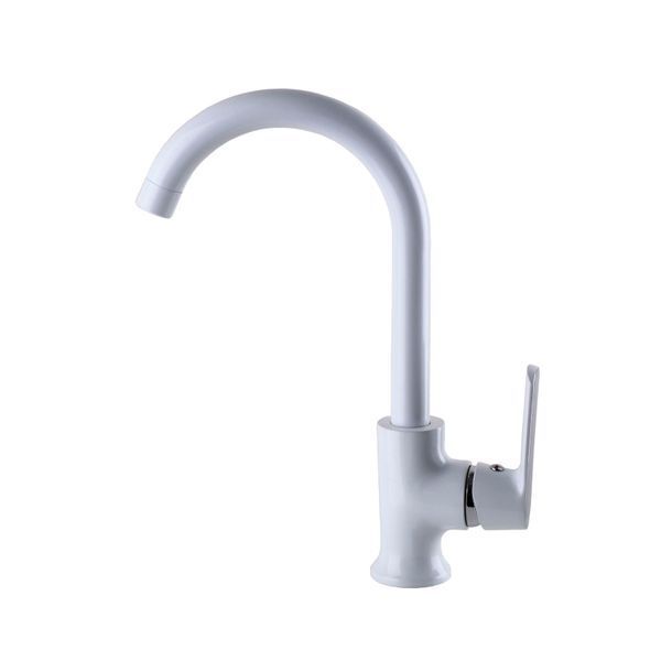 Змішувач для кухні Globus Lux Laguna GLA-0203SL-7-WHITE 000022567 фото