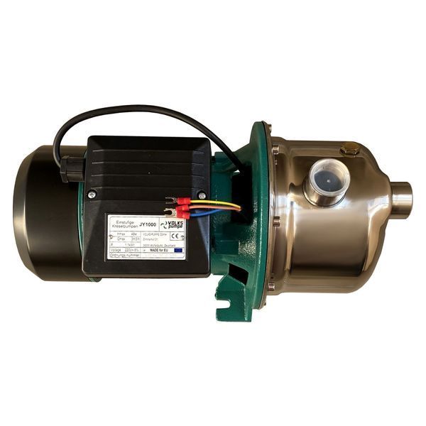 Насос центробежный VOLKS pumpe JY1000 1,1кВт нержавейка 000010075 фото