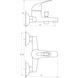 Смеситель для ванны Globus Lux Sena GLS-102 000001252 фото 5