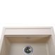 Гранітна мийка Globus Lux VOLTA слонова кiстка 570х510мм 000022423 фото 4